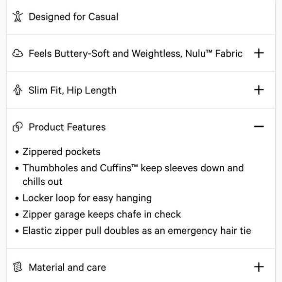 Lululemon NWT Define Jacket Nulu size 8 Desert Green - Picture 9 of 15